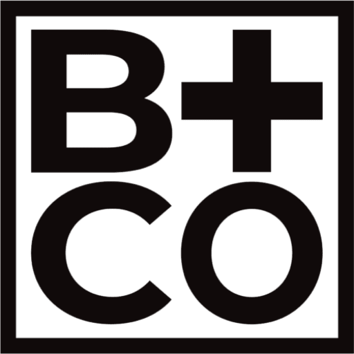B+CO split logo